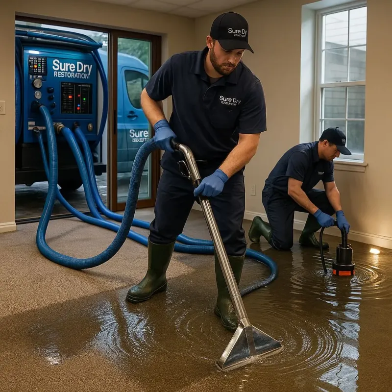 Water Extraction and Removal process in Leland, MI